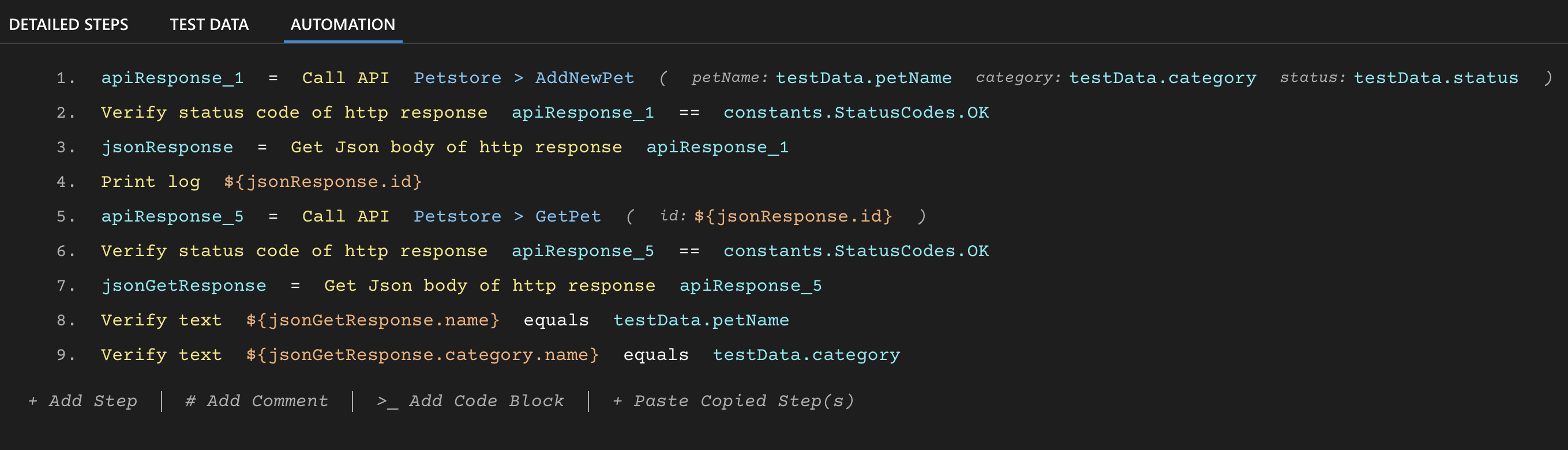 api testing in devassure