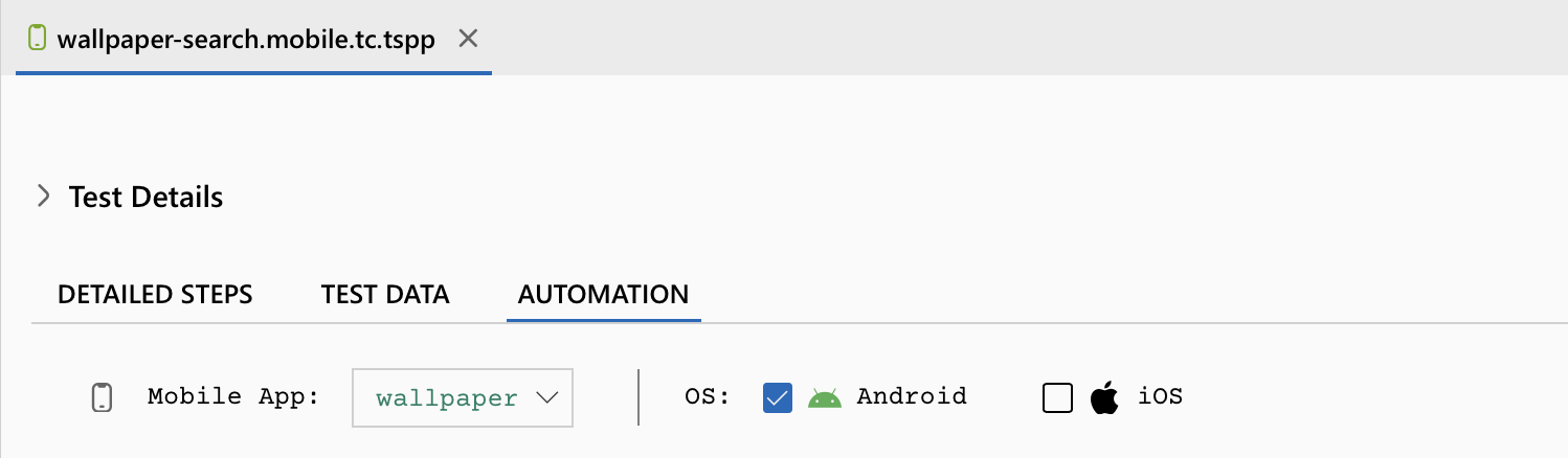 DevAssure Mobile app automation test os picker