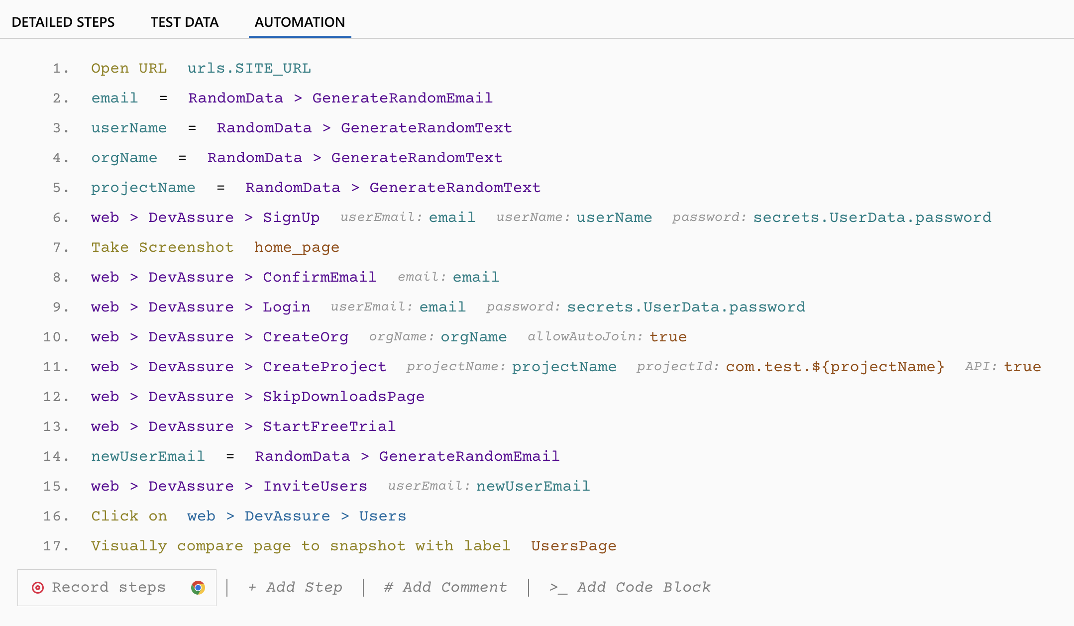 Interleave functional validations with visual testing