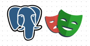 Playwright, PostgreSQL Logos