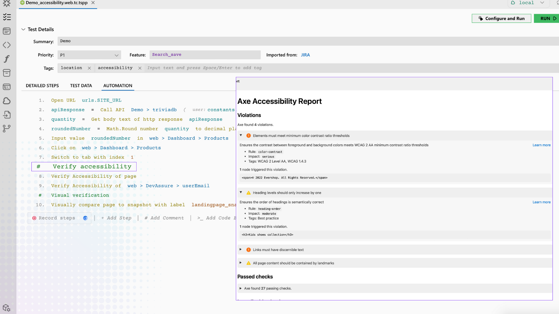 Accessibility Testing