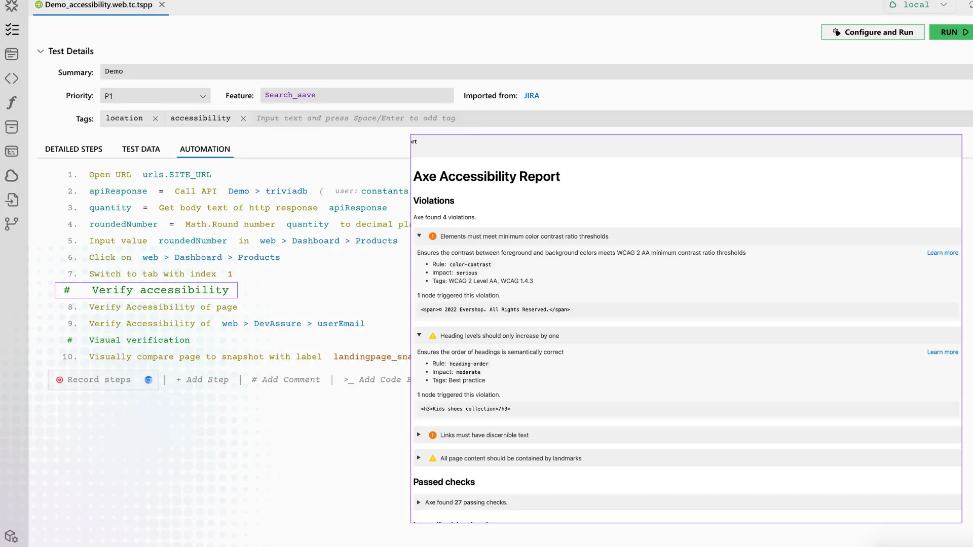 Accessibility Testing