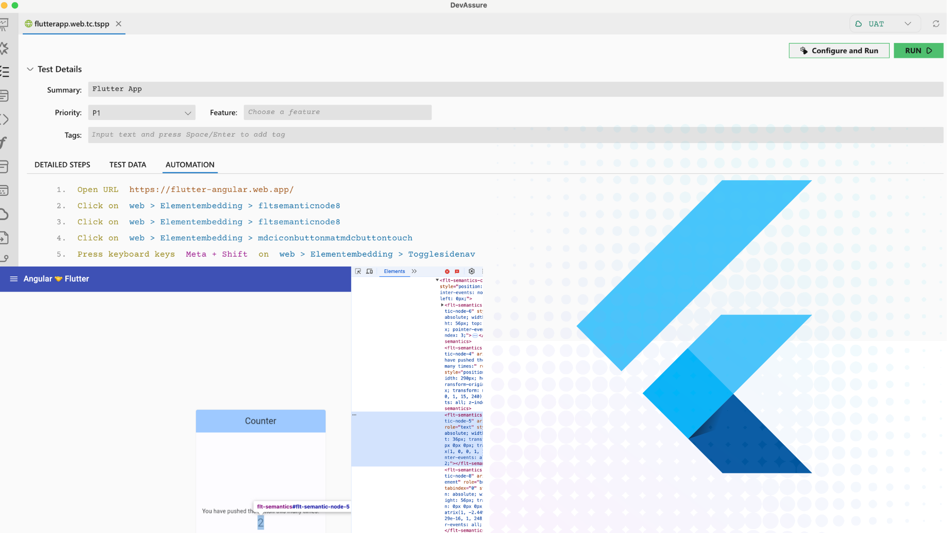 Flutter Automation